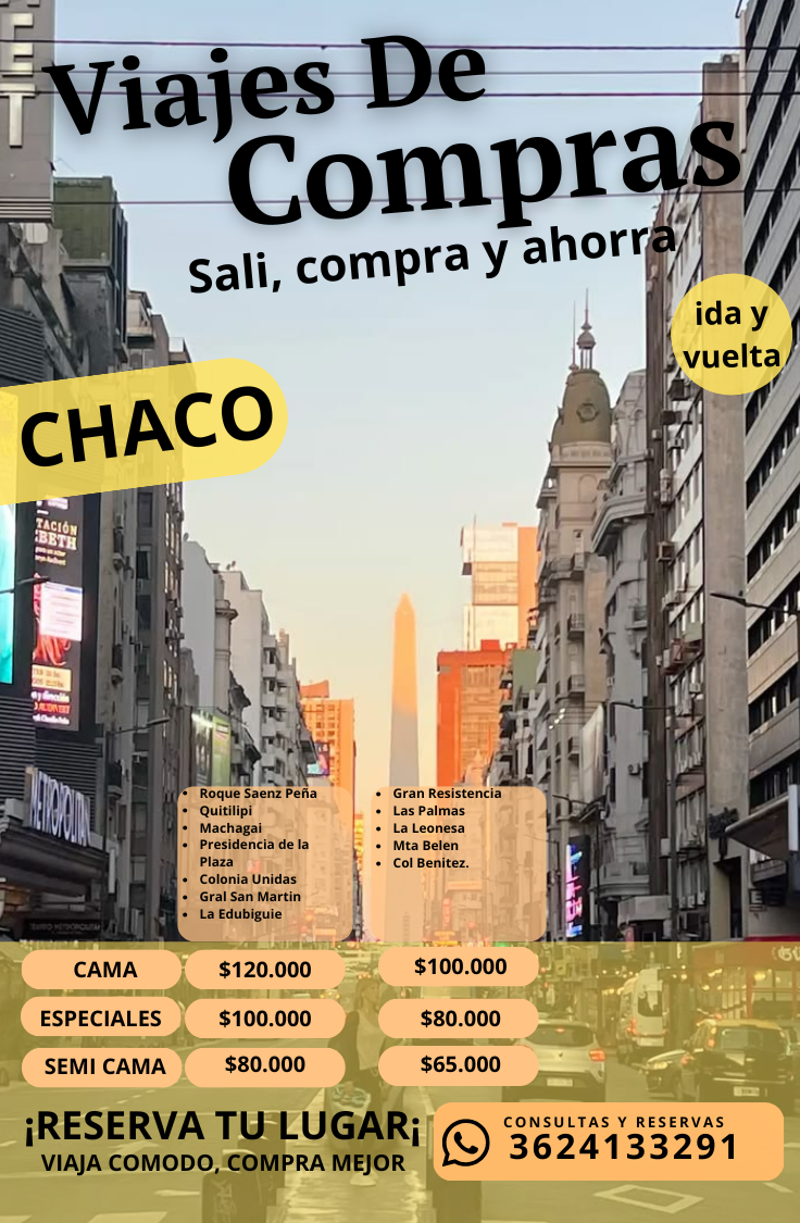 Tarifas Chaco