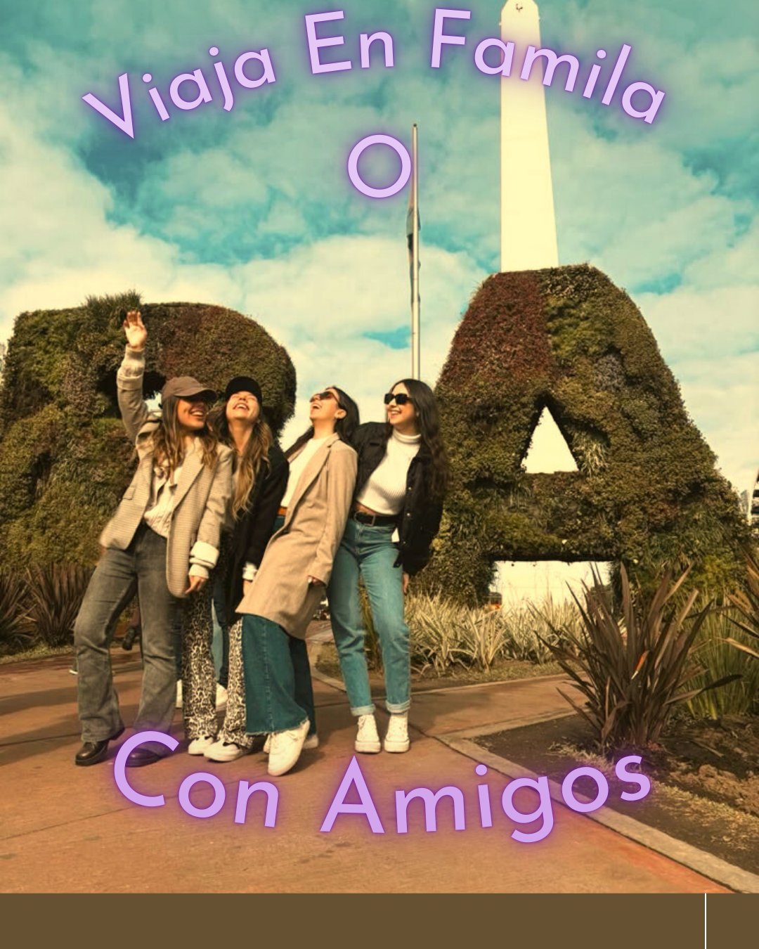 Viaja en familia o con amigos